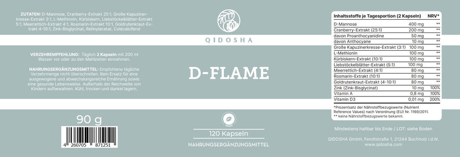 D-FLAME in a glass
