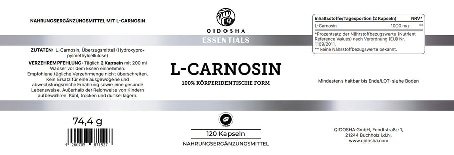 L-carnosine in a glass