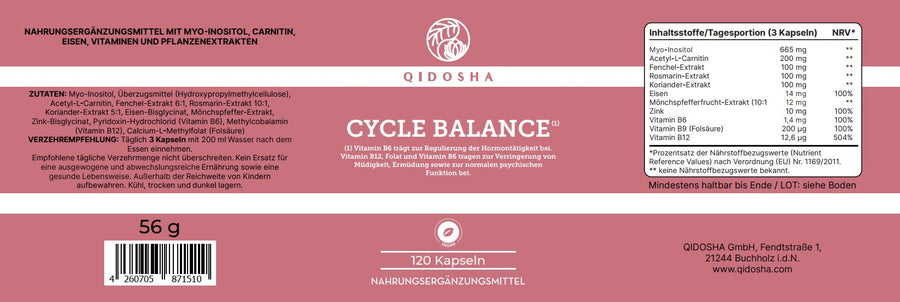 CYCLE BALANCE in a glass