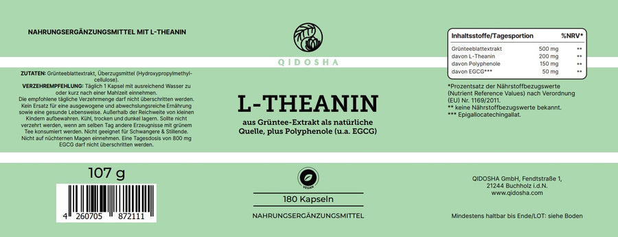 L-Theanin & EGCG aus Grüntee-Extrakt