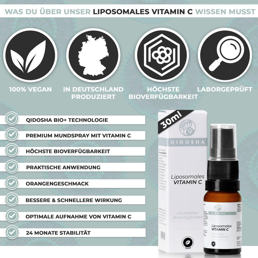 Vitamin C liposomal 30 ml Mundspray (Sauerkirsch-Aroma)