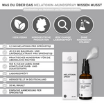 Melatonin Komplex - Spray mit Baldrian und Lavendel - 30 ml