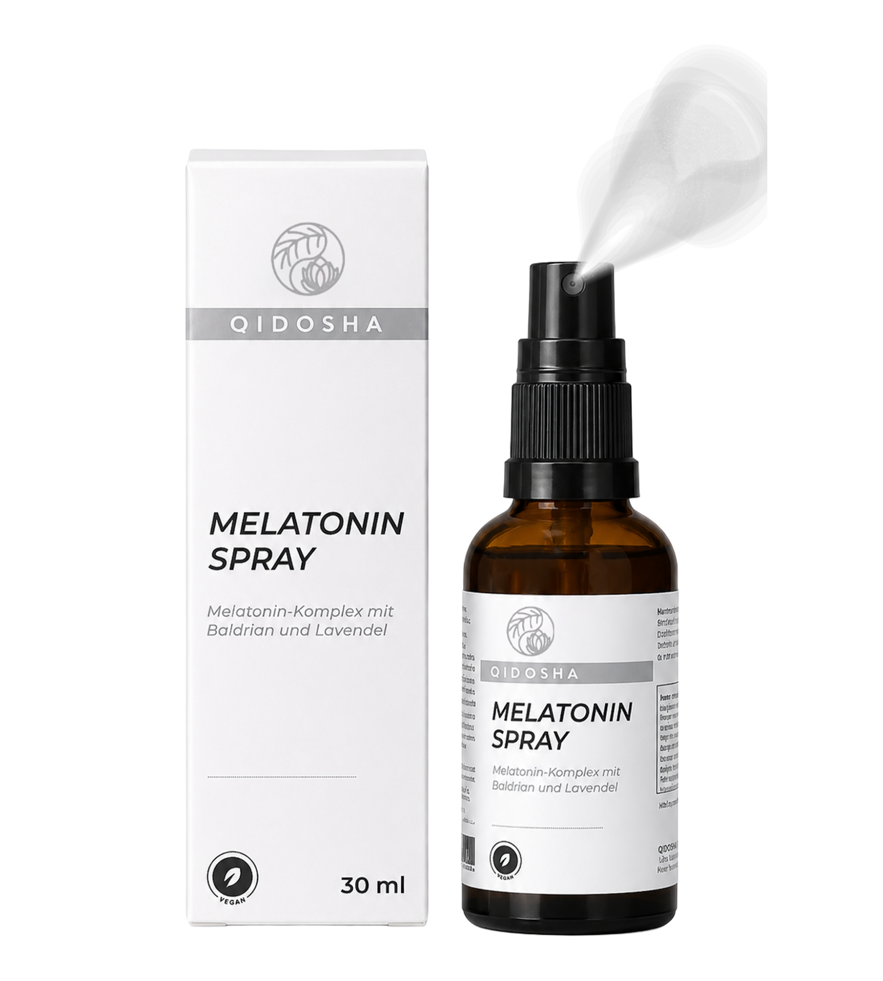 Melatonin Komplex - Spray mit Baldrian und Lavendel - 30 ml