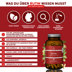 Rutin aus Sophora Japonica Extrakt  180 Kapseln - laborgeprüft
