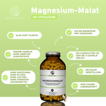 Magnesium Malat an Apfelsäure gebunden 300 mg Magnesium pro Tagesportion