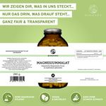 Magnesium Malat an Apfelsäure gebunden 300 mg Magnesium pro Tagesportion