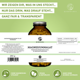 Magnesium Malat an Apfelsäure gebunden 300 mg Magnesium pro Tagesportion