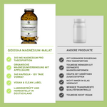 Magnesium Malat an Apfelsäure gebunden 300 mg Magnesium pro Tagesportion