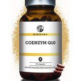 Coenzym Q10 170mg mit Leinsamenöl (Softgel-Kapseln), Premium-Nahrungsergänzungsmittel im braunen Glas, vegan und ohne Zusatzstoffe, hohe Bioverfügbarkeit, laborgeprüfte Qualität.