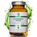 QIDOSHA Algenöl Plus: Premium, veganer Omega-3-Komplex mit Vitaminen D3 und K2, 90 Kapseln. Hohe Qualität, laborgeprüft, ohne Füllstoffe, nachhaltige Glasverpackung.