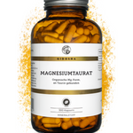 QIDOSHA Magnesium-Taurat: Premium Nahrungsergänzungsmittel in nachhaltigem Glas, 300 vegane Kapseln, laborgeprüft, hohe Bioverfügbarkeit, ohne Zusatzstoffe, aus Deutschland.