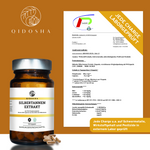 Silbertannen-Extrakt-Kapseln von QIDOSHA, 90 Stück im braunen Glas, Premiumqualität mit 70% Polyphenolen, laborgeprüft, ohne Füllstoffe, nachhaltige Verpackung, inkl. Laborzertifikat.