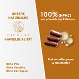 Qidosha Coenzym Q10 170mg mit Leinsamenöl Softgel-Kapseln: Premium, laborgeprüfte Qualität, 100% vegan, ohne Füllstoffe, für optimale Bioverfügbarkeit und Energieproduktion.