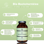 Bio Bockshornklee - 240 Kapseln in Premium Qualität - Apothekerglas - Clean Label - hochdosiert