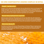 Propolis & Manuka Komplex mit Flavoxale®: Premium-Nahrungsergänzung, enthält Propolis-Extrakt, Manuka-Honig MGO100+, ätherisches Manuka-Öl. Laborgeprüfte Qualität, ohne Füllstoffe.