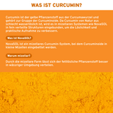 Mizellares Curcumin mit dem Makrenrohstoff Novasol®