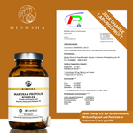 Propolis & Manuka Komplex mit dem Markenrohstoff Flavoxale®: Premium-Nahrungsergänzungsmittel in Glasflasche, 120 Kapseln, laborgeprüfte Qualität, ohne Füllstoffe, mit Testzertifikat.