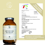 Artemisia (Beifuß) Extrakt in braunem Glas, 240 vegane Kapseln. Laborgeprüfte Qualität, ohne Zusatzstoffe. Enthält 5% Artemisinin, hergestellt in Deutschland.