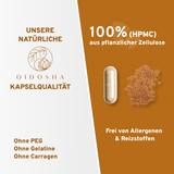 Propolis & Manuka Komplex mit Flavoxale®: Vegane Kapseln, frei von PEG, Gelatine, Carragen, mit premium Propolis- und Manuka-Extrakten, ohne Füllstoffe, laborgeprüfte Qualität.