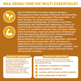 MULTI ESSENTIALS with vitamins, minerals, trace elements and secondary plant substances