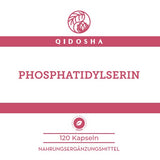 QIDOSHA Mental Stack: Premium-Phosphatidylserin-Kapseln, 120 vegan, laborgeprüft, ohne Zusatzstoffe. Fördert mentale Leistungsfähigkeit und kognitive Prozesse. Empfohlene tägliche Einnahme: 2 Kapseln.