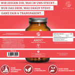 AHCC® Alpha-Glucane aus Shiitake Kapseln, vegan, 90 Stück. Premium-Nahrungsergänzung ohne Zusatzstoffe, hohe Qualität, laborgeprüft. Empfohlen: 2 Kapseln täglich. Hergestellt in Deutschland.