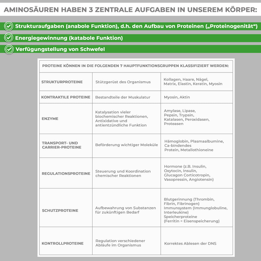 Master amino acid complex INTENSO (compresses) in a glass