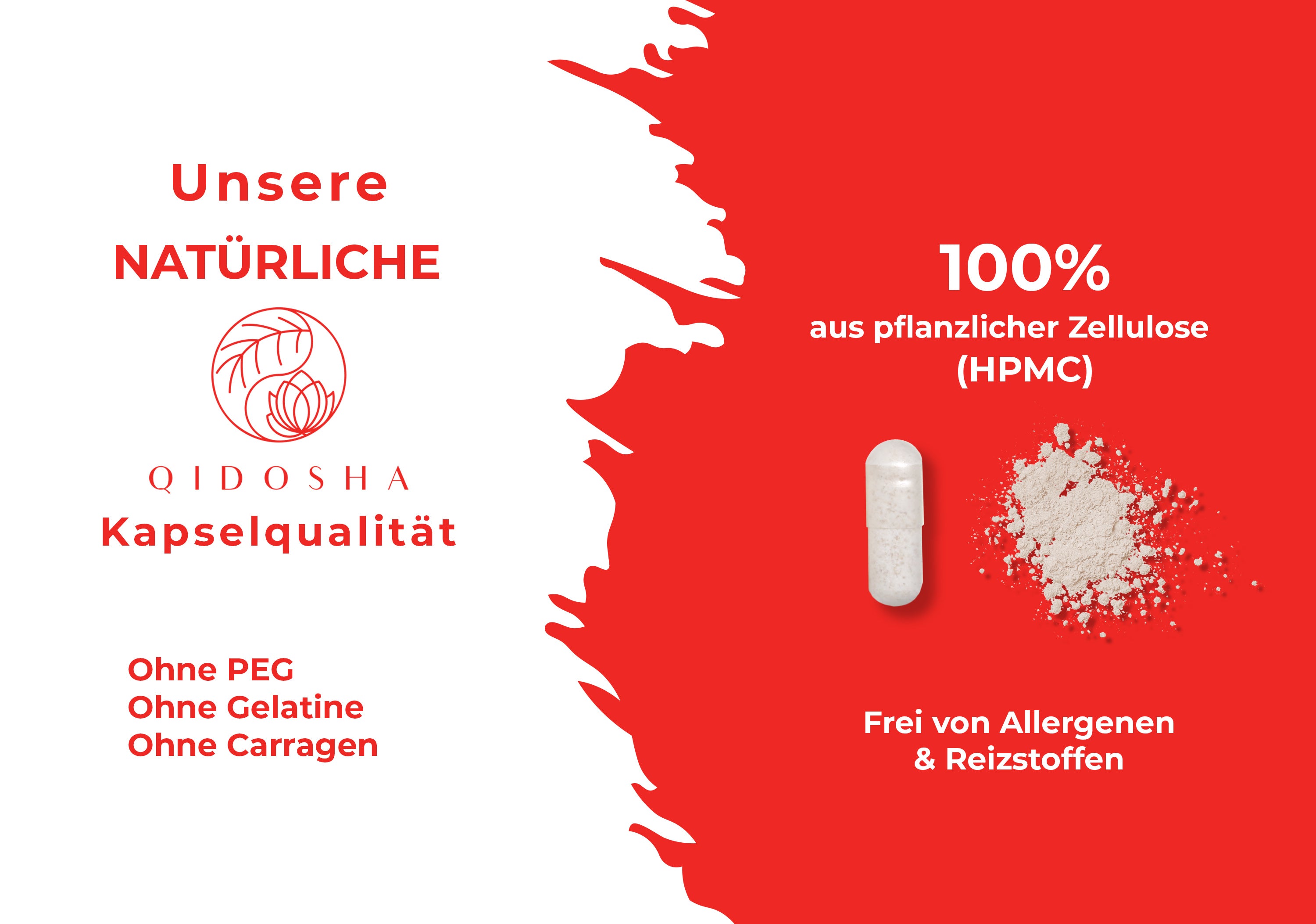 Glucosamin & Chondroitin plus Vitamin C Kapseln, 100% pflanzliche Zellulose, laborgeprüfte Qualität, ohne PEG, Gelatine oder Carragen, in lichtgeschütztem Glas verpackt.
