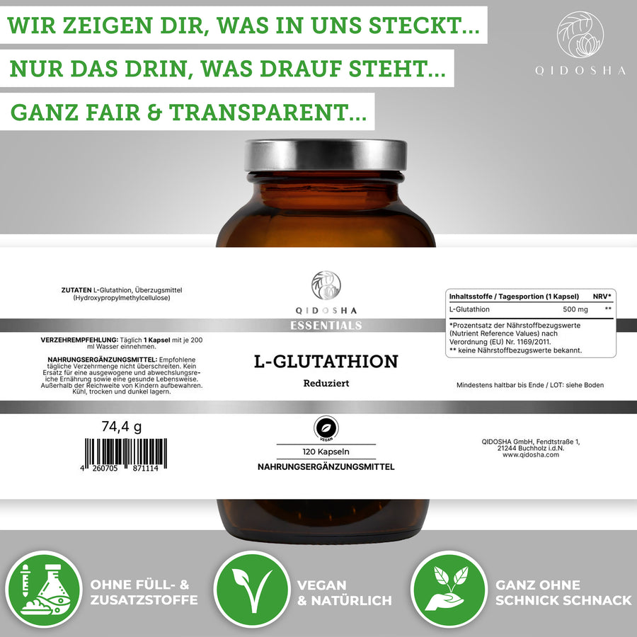 L-Glutathion im Glas