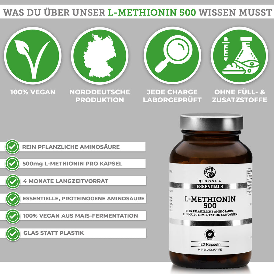 L-Methionin im Glas