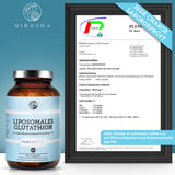 Glutathion liposomal mit dem Markenrohstoff PureWay™ G, 120 Kapseln. Premium-Qualität, laborgeprüft, frei von Zusatzstoffen, in nachhaltigem Glasbehälter. Hochwirksam durch liposomale Technologie.