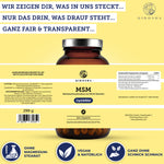 QIDOSHA MSM Methylsulfonylmethan (OptiMSM®) Premium-Kapseln: 324 vegane Kapseln, 99,9% Reinheit, ohne Füllstoffe, laborgeprüft, hoher Schwefelgehalt, in Deutschland hergestellt.