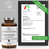 Acide R-alpha lipoïque à partir de R-lipoate de sodium et pipérine
