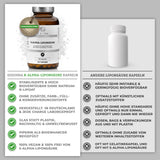 Acide R-alpha lipoïque à partir de R-lipoate de sodium et pipérine