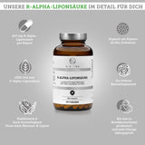 Acide R-alpha lipoïque à partir de R-lipoate de sodium et pipérine