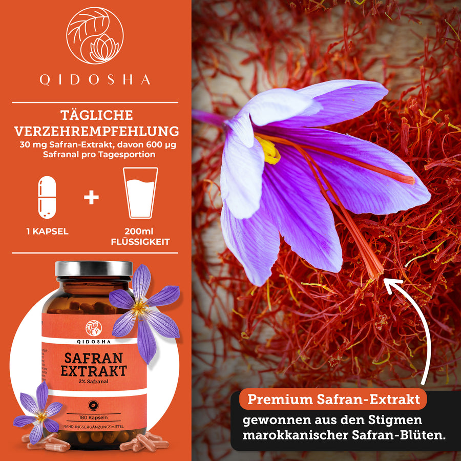 Saffran extract with 2% saffron and 3.5% crocin