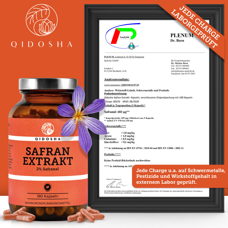 Saffran extract with 2% saffron and 3.5% crocin