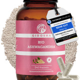 Organic Ashwagandha with 500mg per capsule, 240 pieces