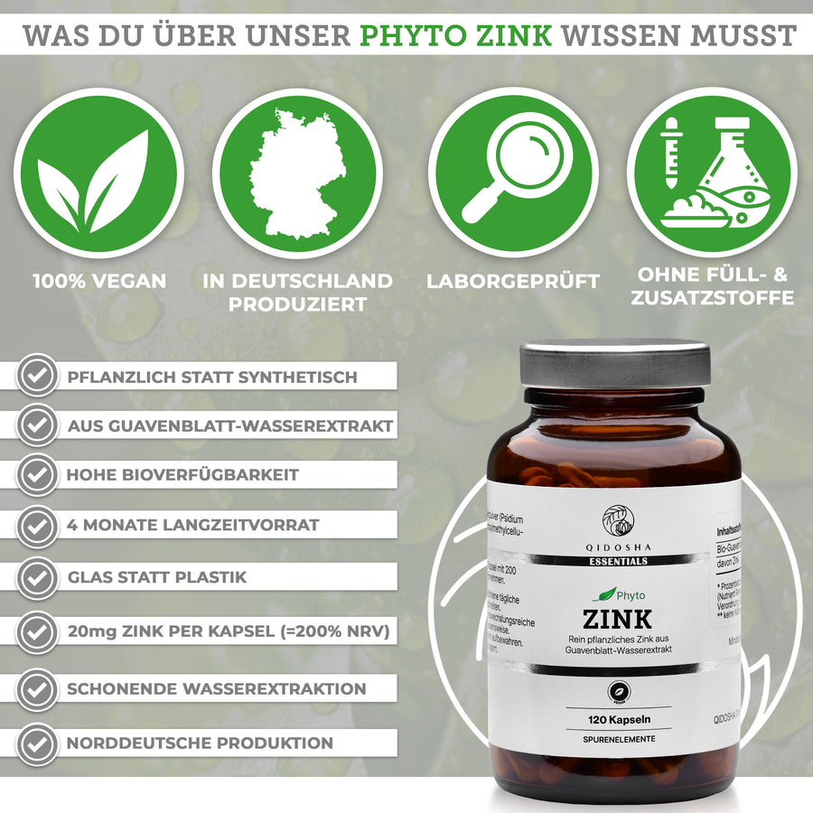 Zink aus Guavenblatt-Extrakt im Glas