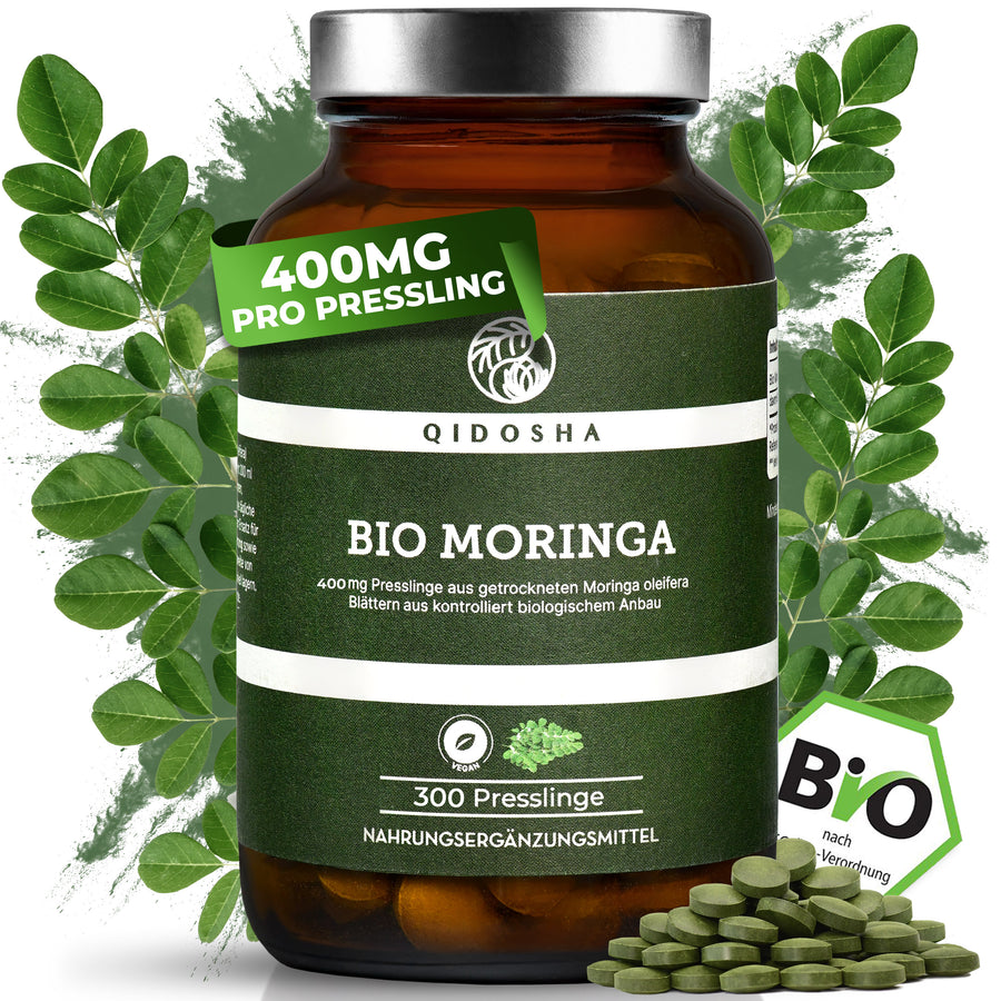 Bio Moringa Presslinge 400mg 300 Stk/Glas