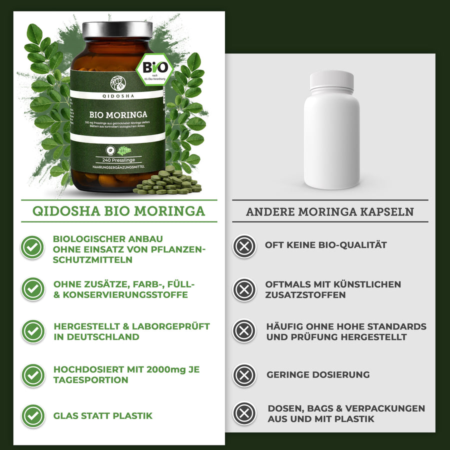 Bio Moringa Presslinge