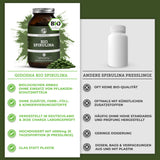 Organic spirulina pellets