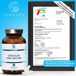 Cholin als Citicolin (CDP-Cholin) Premium-Diät-Ergänzung in laborgeprüfter Qualität. Hohe Bioverfügbarkeit, ohne Füllstoffe, in nachhaltigem Glasbehälter, 180 vegane Kapseln.