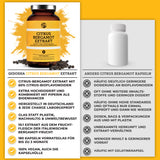 Citrus bergamot (citrus bergamia) extract plus piperine