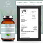 DEFENCE² Immunsystem-Komplex: Premium-Nahrungsergänzungsmittel im braunen Glas, laborgeprüft, mit Vitamin D3, Zink, Mandelpilz und Pflanzenextrakten, ohne Füll- oder Zusatzstoffe.