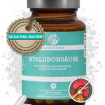 Hyaluronsäure (hohes Molekulargewicht) im Glas: Premium, vegan, 500 mg pro Kapsel, 90 Stück, laborgeprüfte Qualität, ohne Zusatzstoffe, nachhaltig produziert in Deutschland.