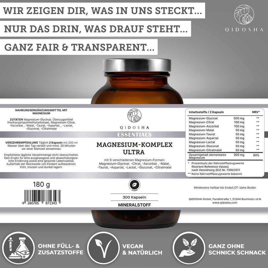 Magnesium-Komplex Ultra im Glas