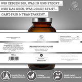 Qidosha Essentials Magnesium-Bisglycinat: Premium-Nahrungsergänzungsmittel in braunem Glas, 300 vegane Kapseln, hohe Verträglichkeit, laborgeprüft, ohne Füll- oder Zusatzstoffe, true clean label.