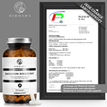 Magnesium-Bisglycinat im Glas: Hochwertiges Premium-Nahrungsergänzungsmittel, 300 vegane Kapseln, laborgeprüft, ohne Zusatzstoffe, in nachhaltigem Glasbehälter, für optimale Verträglichkeit und Bioverfügbarkeit.