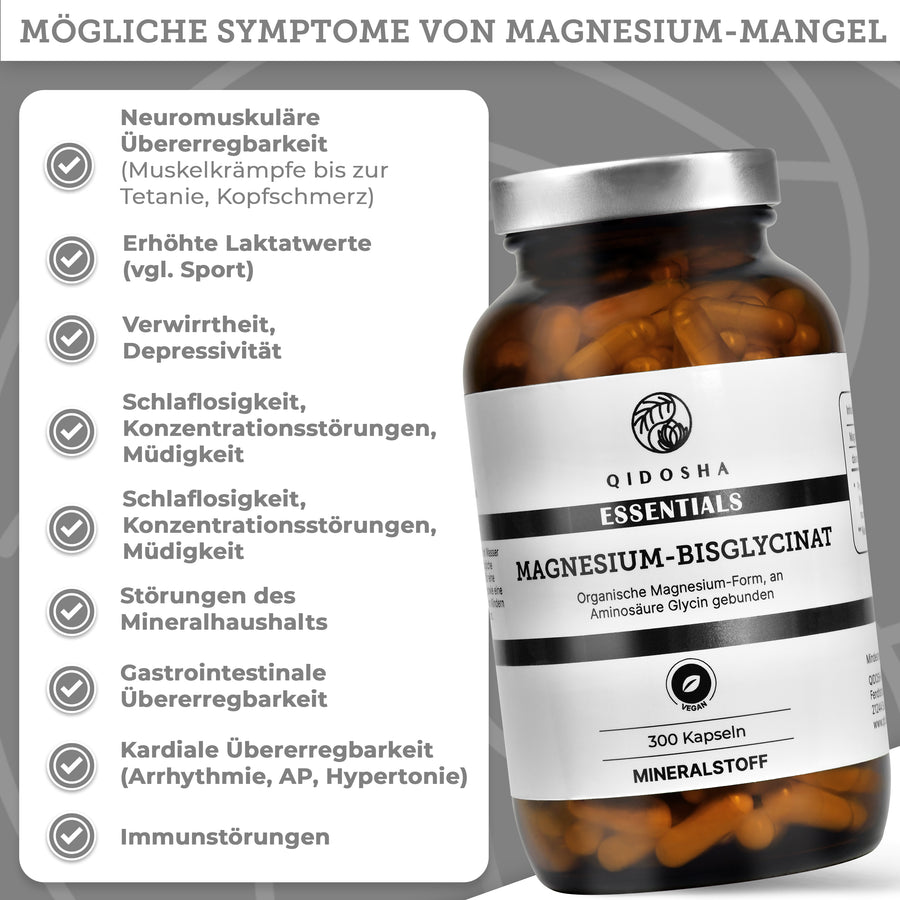 Magnesium-Bisglycinat im Glas